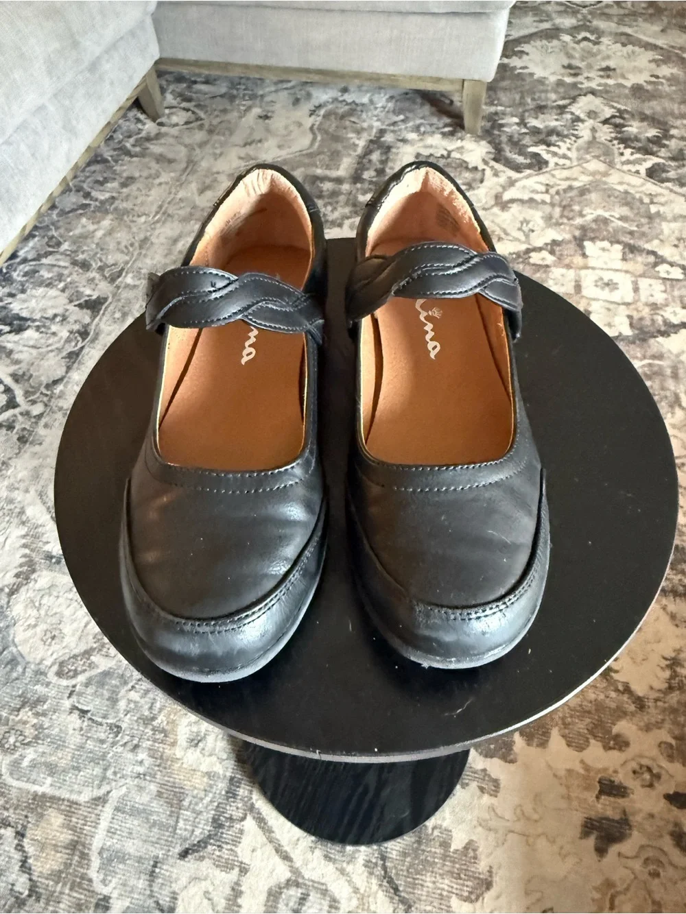 Nina EU 35 SZ 4 Marla Shoes In Black Braided Strap